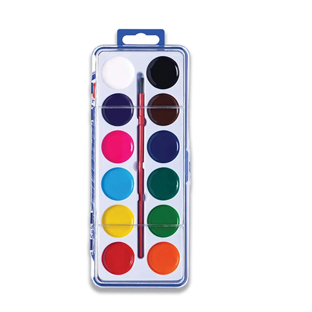 Washable Watercolor Paint Set - 8/12/16 Colors for Kids