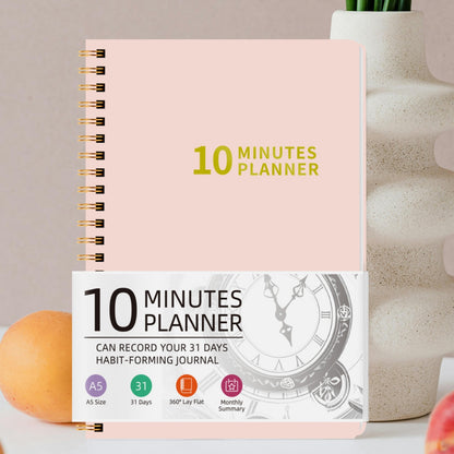 A5 Daily Planner Book: Time Blocking & Habit Tracker