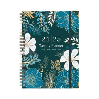 Planner Book: Weekly & Monthly with Pocket