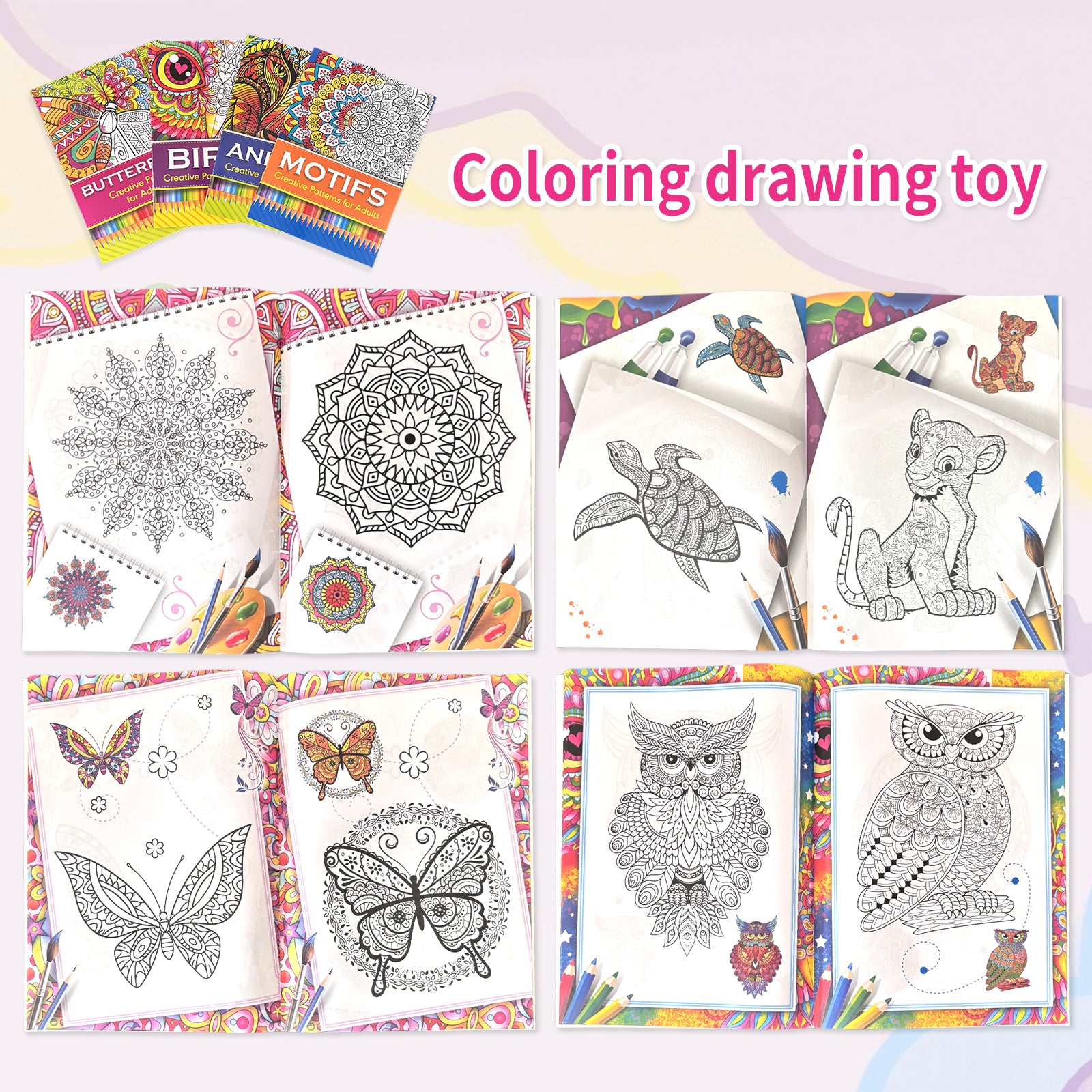 Coloring Book: Adult Advanced Coloring Book - Creative Patterns & Designs