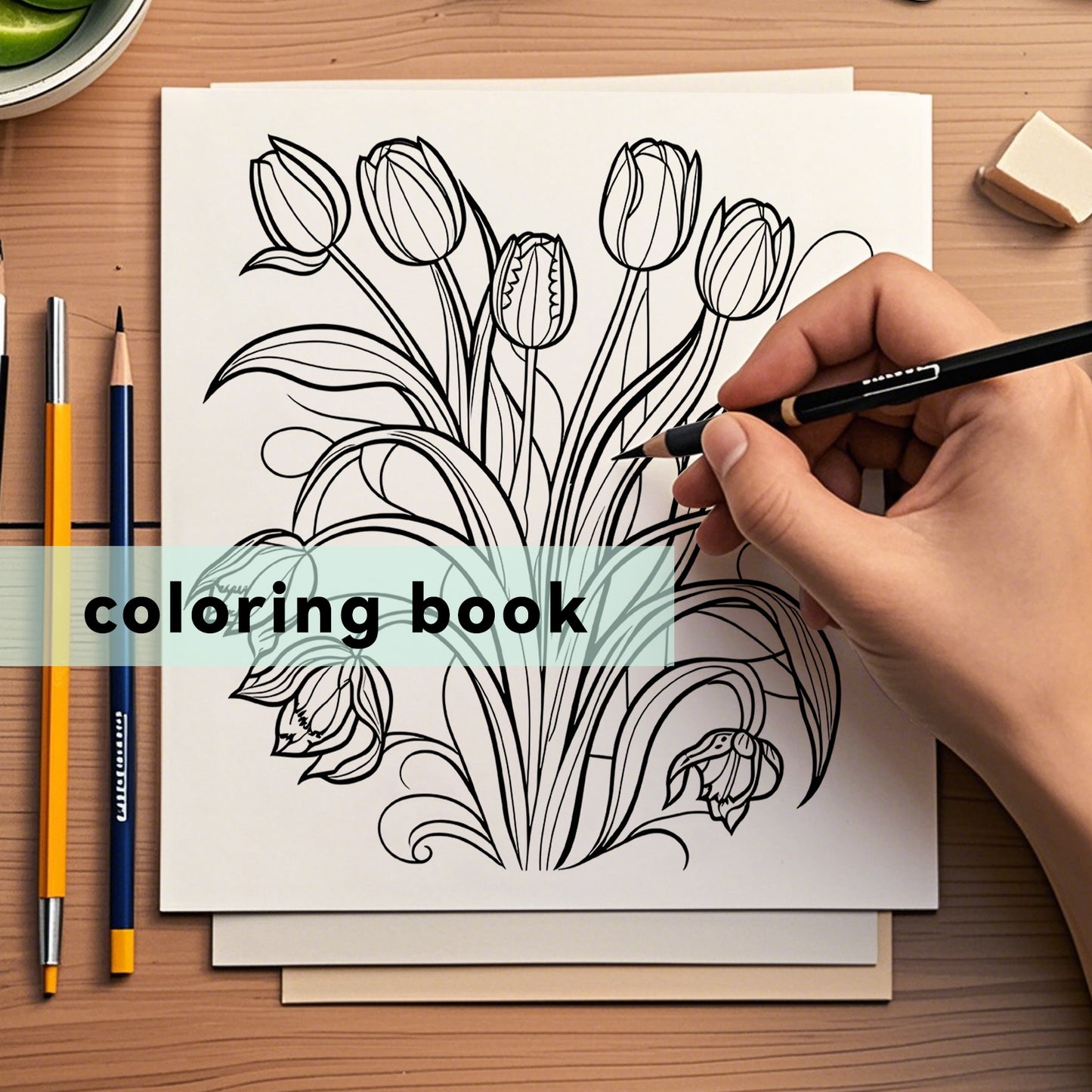 Adult Art Coloring Book: Stress Relief & Creativity