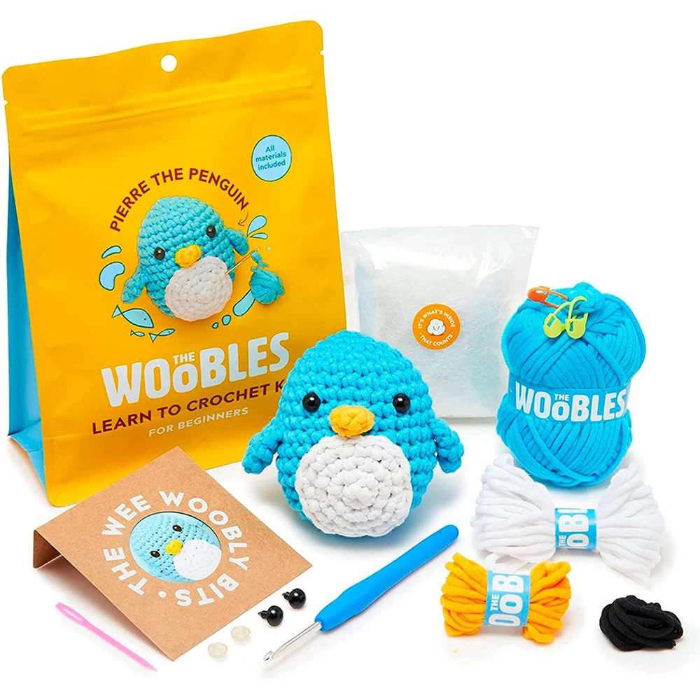 Crochet Stuffed Animal Kit: DIY Beginner Yarn Set