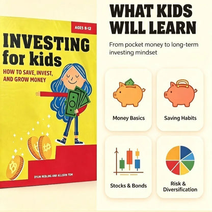 Teach Children How To Save, Invest and Increase Value | Learn Books about Budgeting and Smart Financial Management Habits.