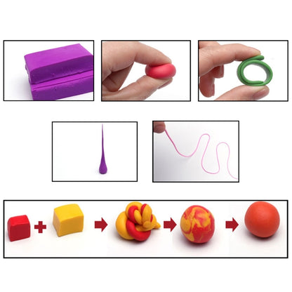 Polymer Clay Set 24/36/50 Colors - Soft Oven Bake for Kids