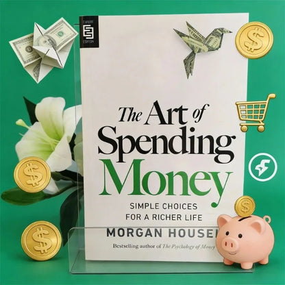 The Art of Spending Money By Morgan Housel - Financial Self-Help Book for Mindful Spending & A Richer Life