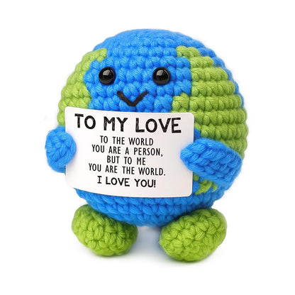 Crochet Earth Doll: Positive Energy Handmade Gift