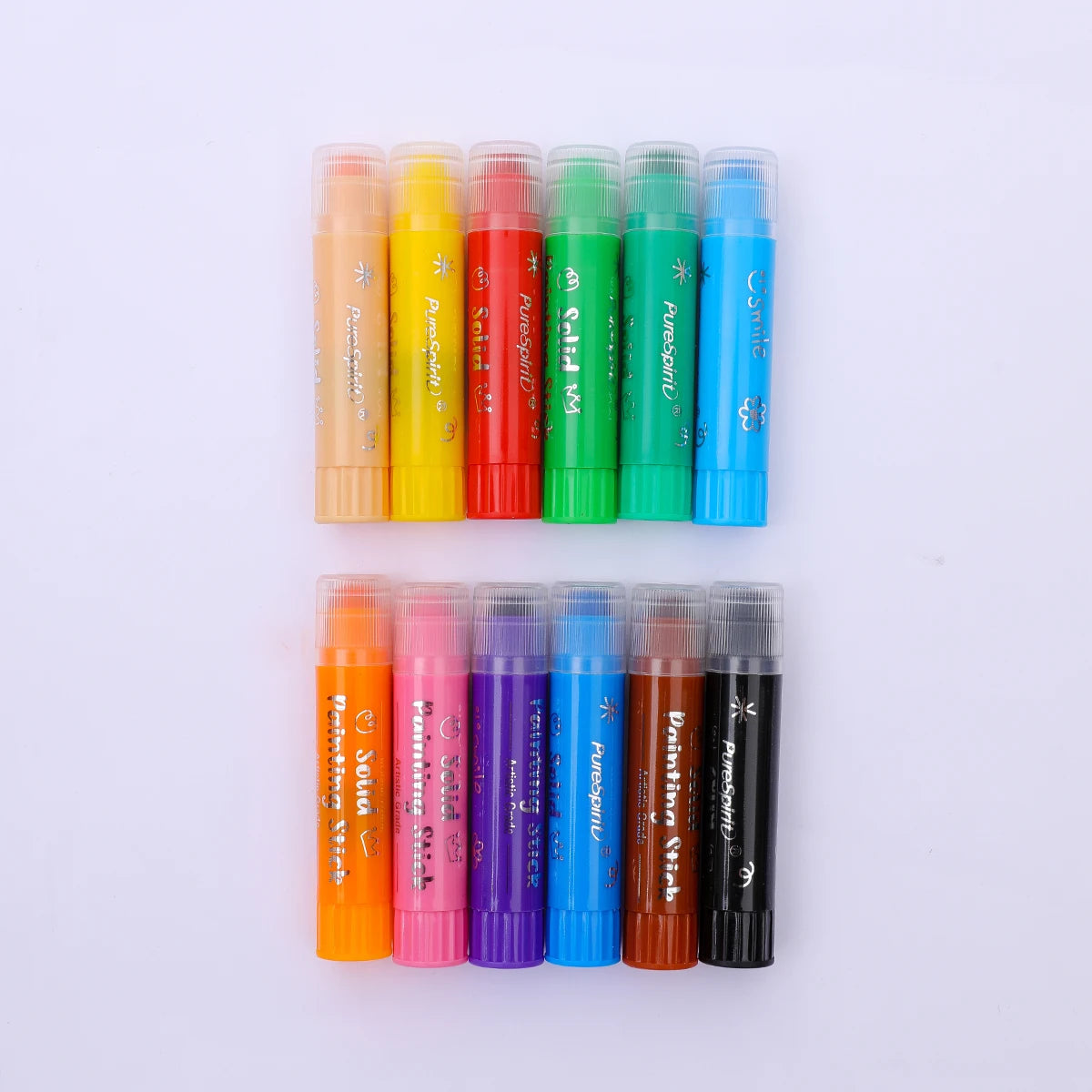 Washable Paint Sticks - 8/12 Colors for Kids & Students