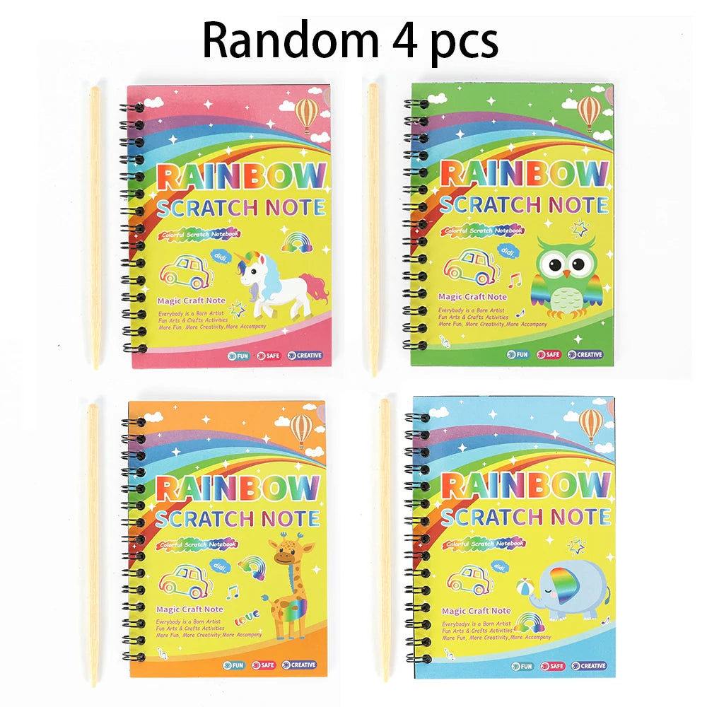 Dazzling Scratch Painting Kit - Parent-Child Interactive Fun
