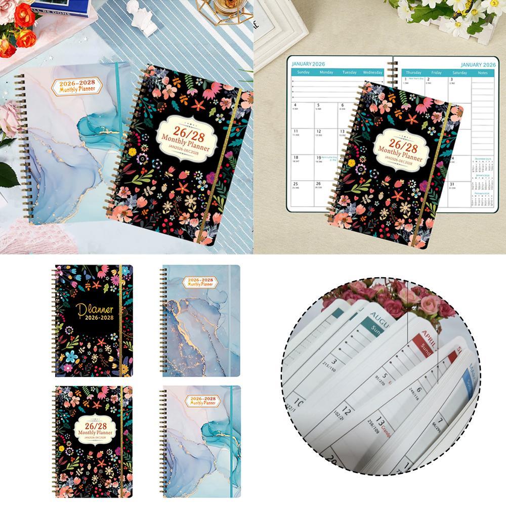 Planner Book: 3-Year Calendar for School