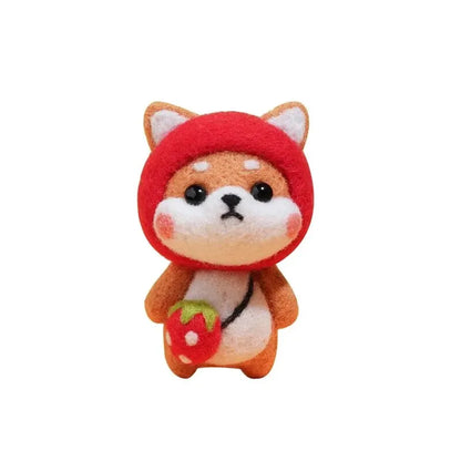 Wool Felting Kit: DIY Animal Toy Needlework Starter