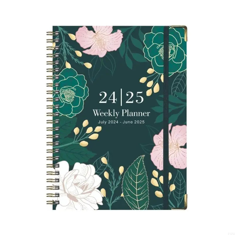Planner Book: Weekly & Monthly with Pocket