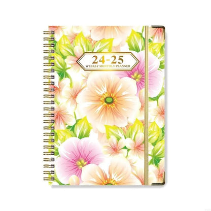 Planner Book: Weekly & Monthly with Pocket