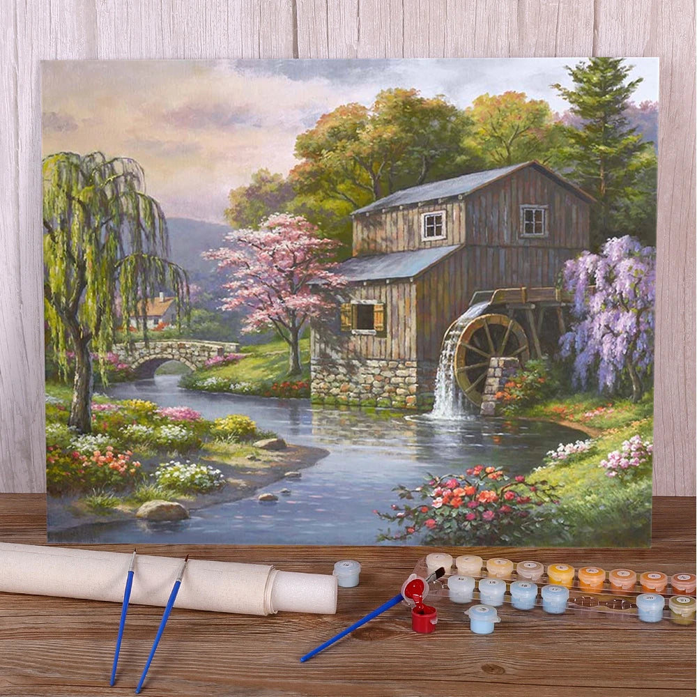 Paint By Numbers Kit - Classic House 40x50 Acrylic Set