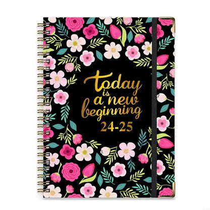 Planner Book: Weekly & Monthly with Pocket