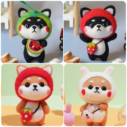 Wool Felting Kit: DIY Animal Toy Needlework Starter