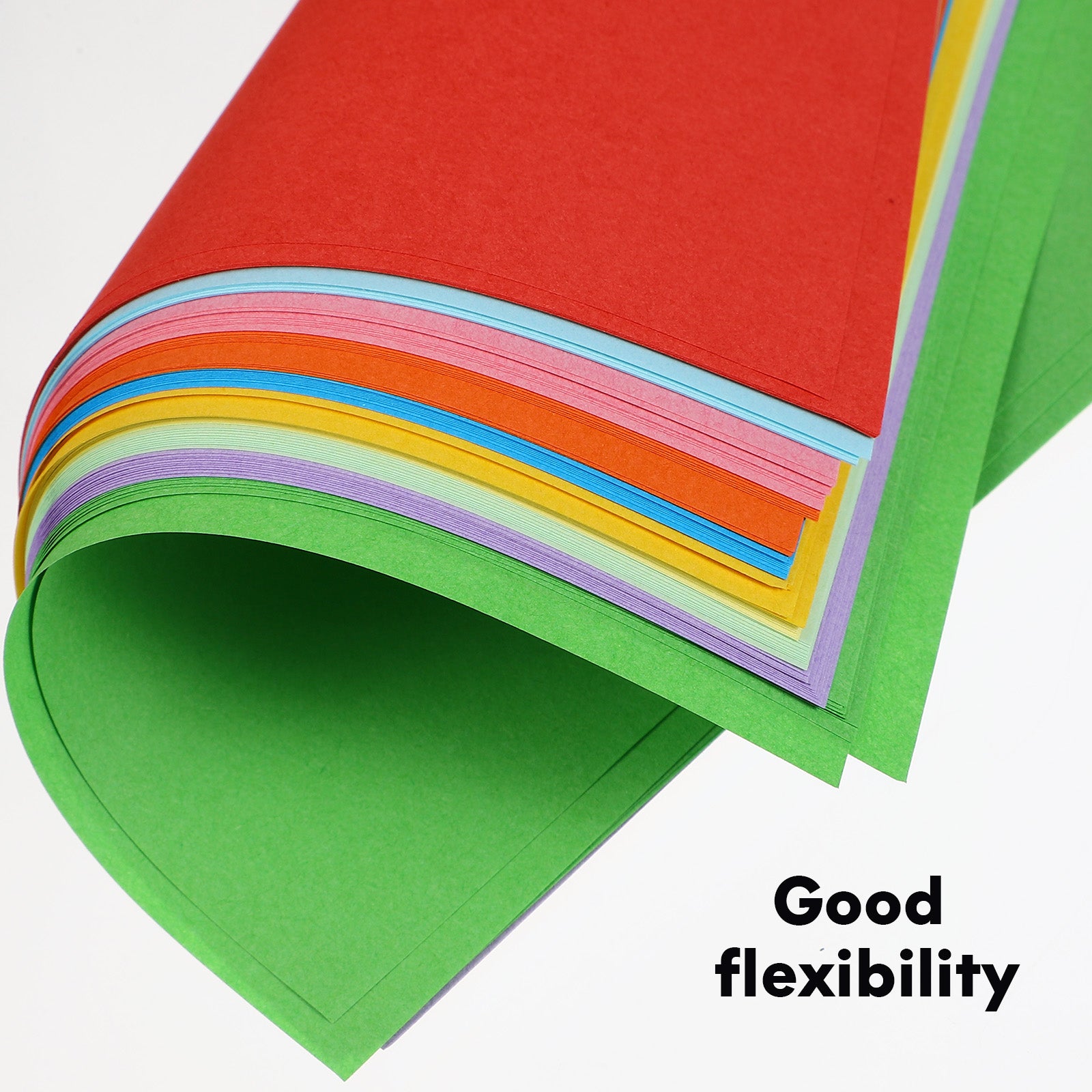 Colorful Origami Paper 100 Sheets - Smooth Wood Pulp for Crafts