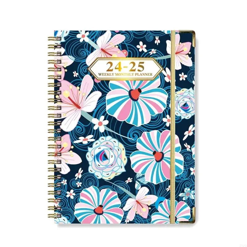 Planner Book: Weekly & Monthly with Pocket