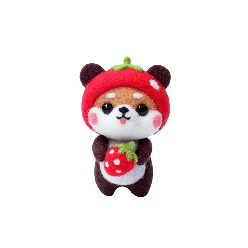 Wool Felting Kit: DIY Animal Toy Needlework Starter