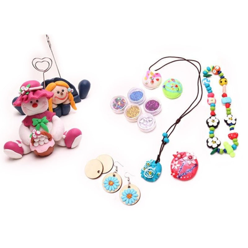 Polymer Clay Set 24/36/50 Colors - Soft Oven Bake for Kids