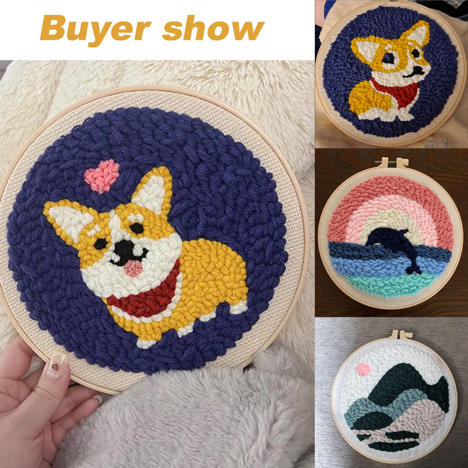 Embroidery Starter Kit: RUOPOTY Punch Needle for Beginners