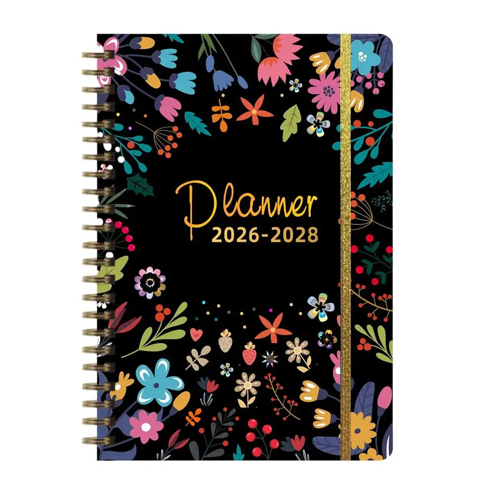 Planner Book: 3-Year Calendar for School