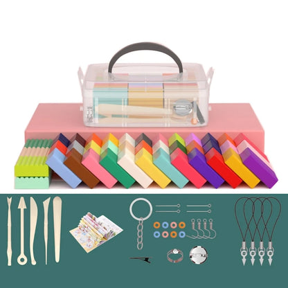 Polymer Clay Set 24/36/50 Colors - Soft Oven Bake for Kids