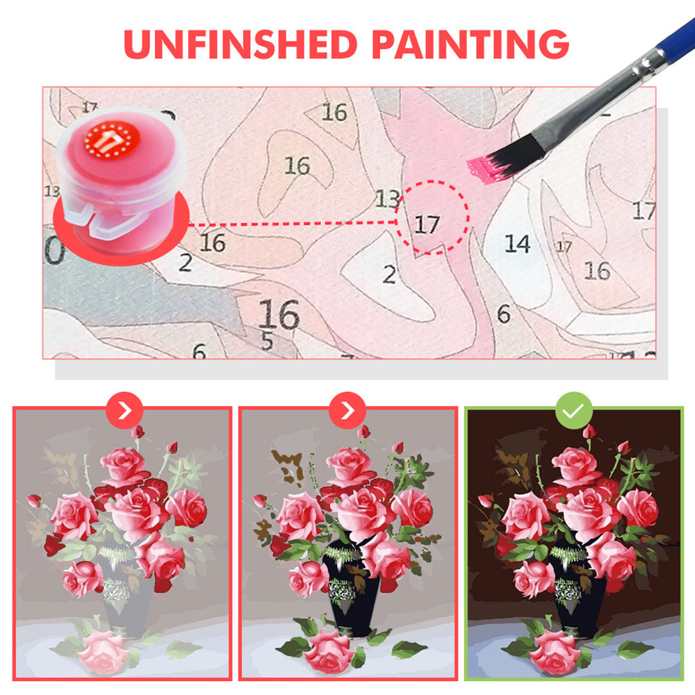 Paint By Numbers Kit - Classic House 40x50 Acrylic Set