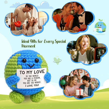 Crochet Earth Doll: Positive Energy Handmade Gift