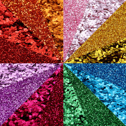 Glitters Sprinkles Powder: Colorful Hexagonal Nail Art