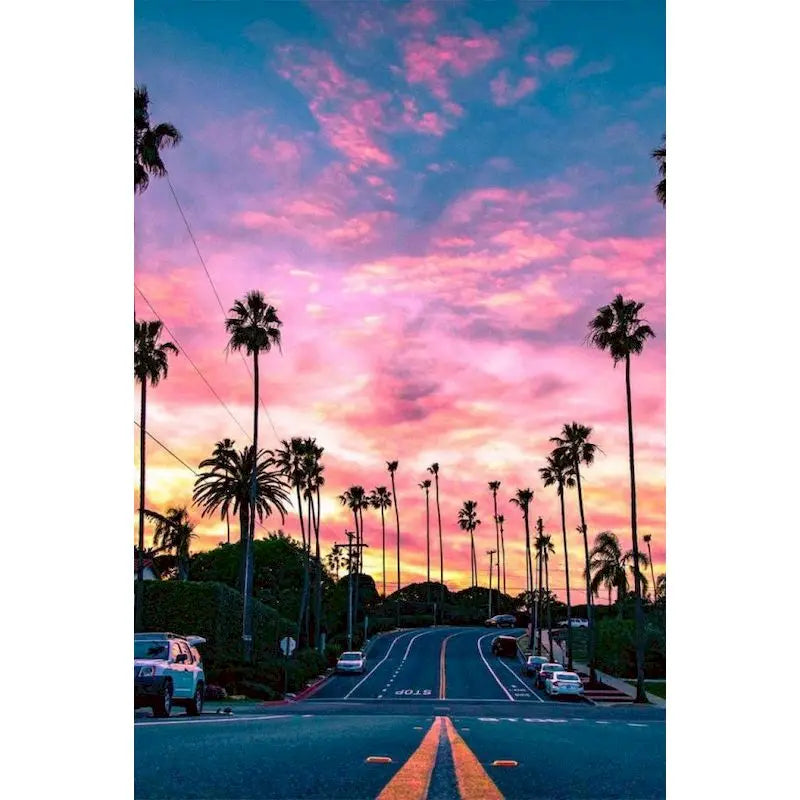 Cityscape Paint by Numbers Kit - Framed Canvas DIY Art