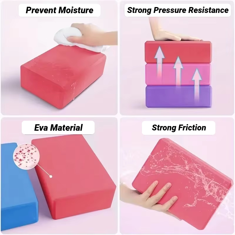 Yoga Blocks Foam Brick for Pilates & Fitness Training
