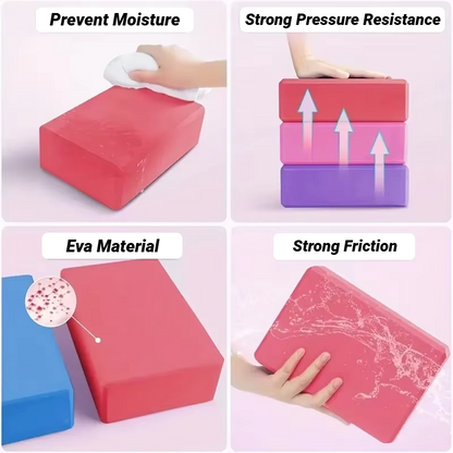 Yoga Blocks Foam Brick for Pilates & Fitness Training