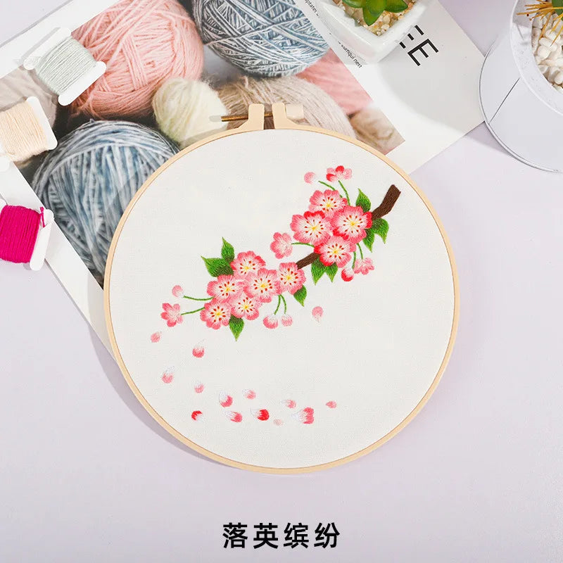 Embroidery Kit: Beginner Cross Stitch Set, Multi Pattern