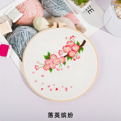 Embroidery Kit: Beginner Cross Stitch Set, Multi Pattern