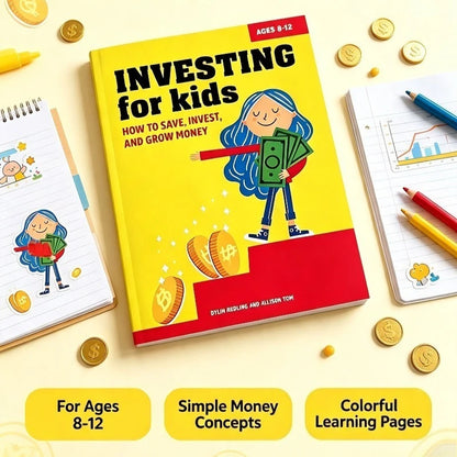 Teach Children How To Save, Invest and Increase Value | Learn Books about Budgeting and Smart Financial Management Habits.