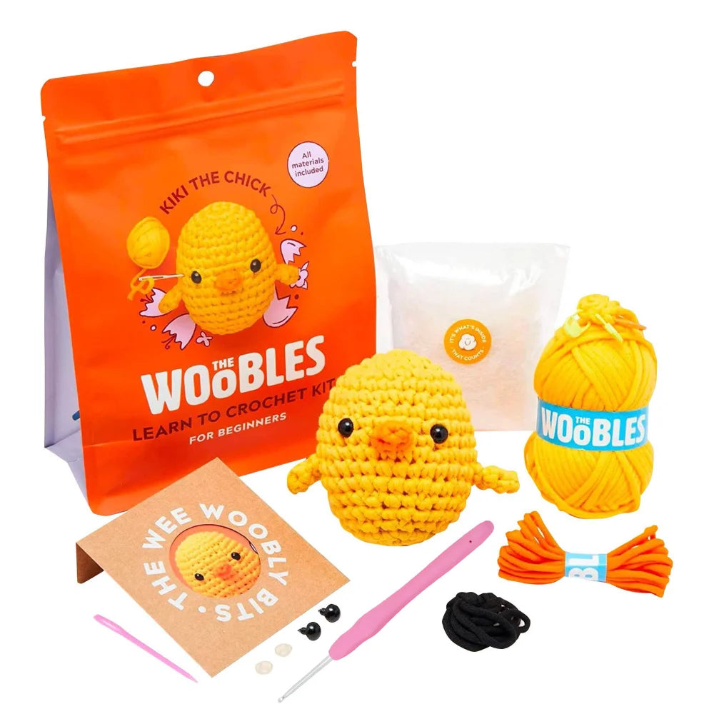 Crochet Animal Kit: DIY Yarn Set for Beginners