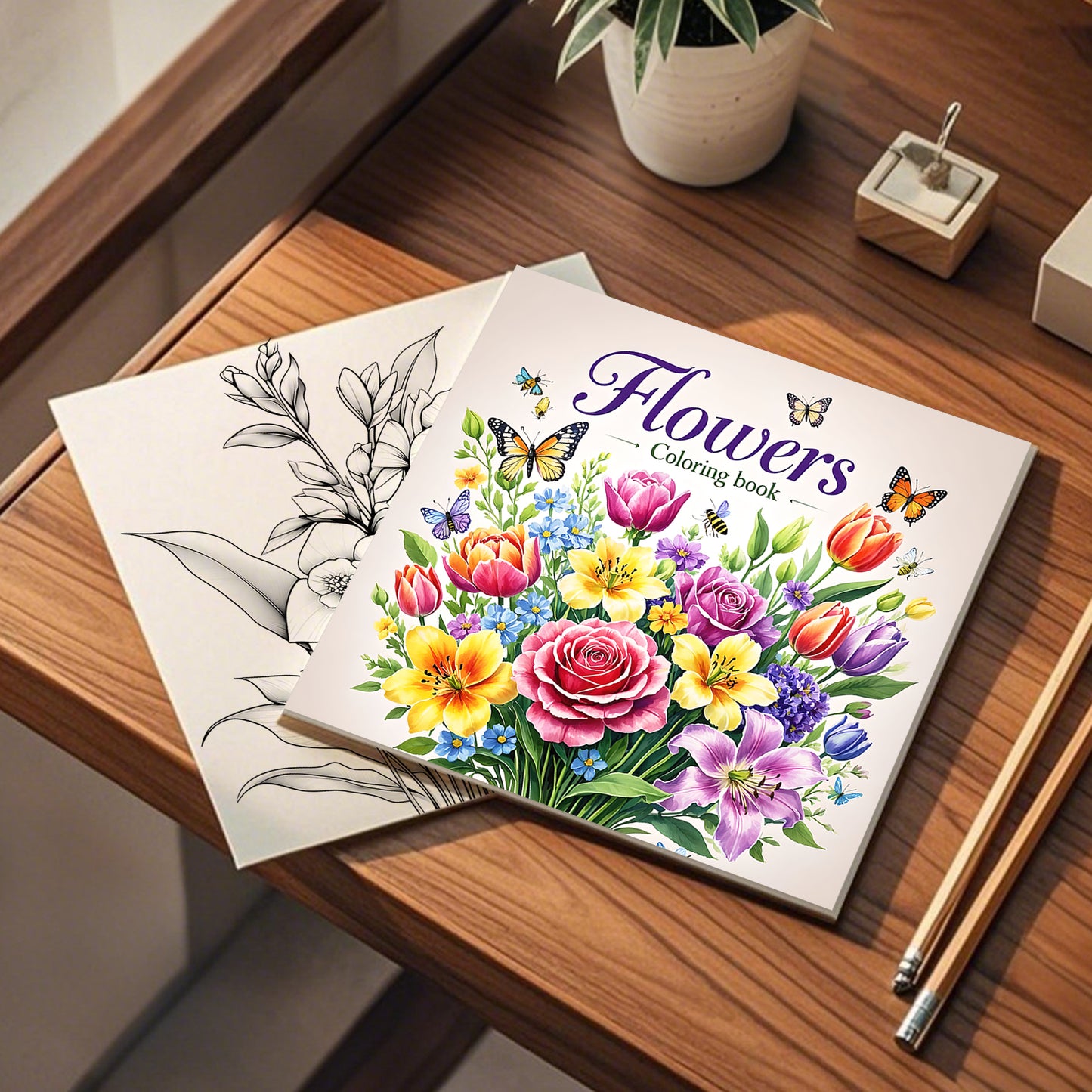 Adult Art Coloring Book: Stress Relief & Creativity