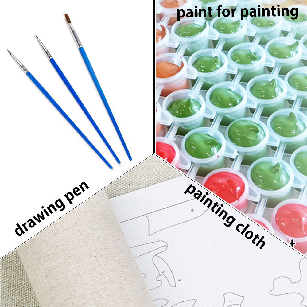 Paint By Numbers Kit - Classic House 40x50 Acrylic Set