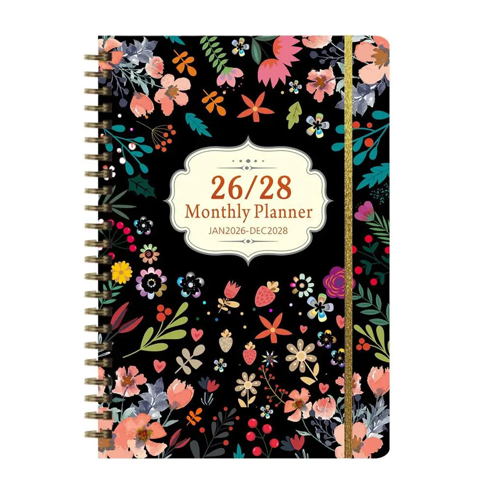 Planner Book: 3-Year Calendar for School
