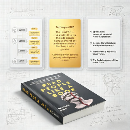Read People Like A Book By Patrick King Psychology Self Help Book Analyze People's Emotions Thoughts Intentions Behaviors