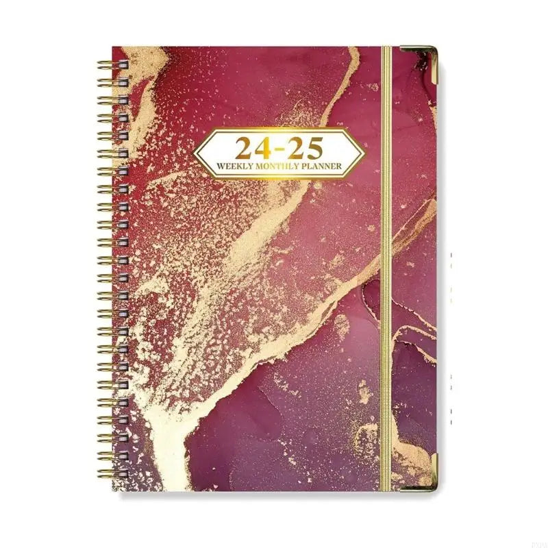 Planner Book: Weekly & Monthly with Pocket