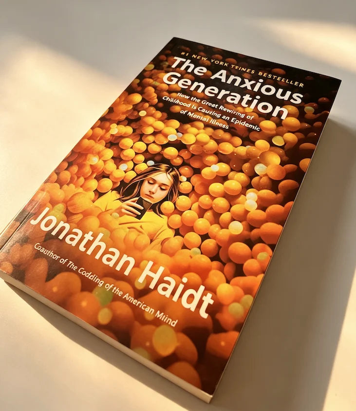 The Anxious Generation Jonathan Haidt Psychology Book Parenting Mental Health Self Improvement Book