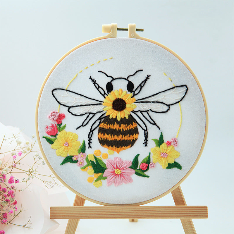 Embroidery Kit: Beginner Cross Stitch Set, Multi Pattern