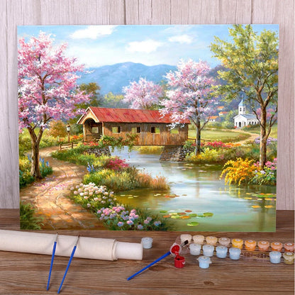 Paint By Numbers Kit - Classic House 40x50 Acrylic Set