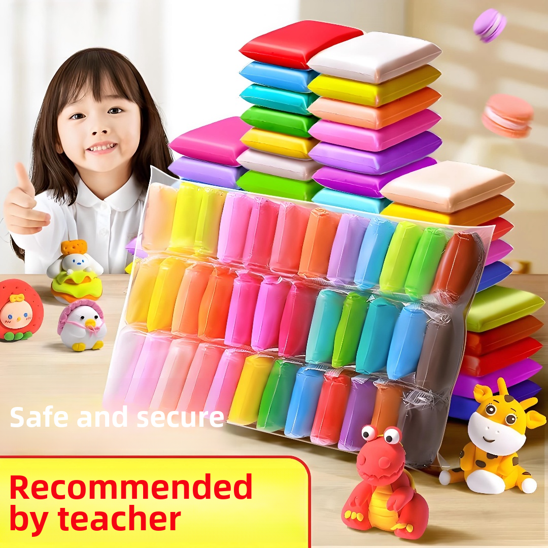 Non-Toxic Clay Set - Ultra-Light 12, 24, 36 Colors Refill