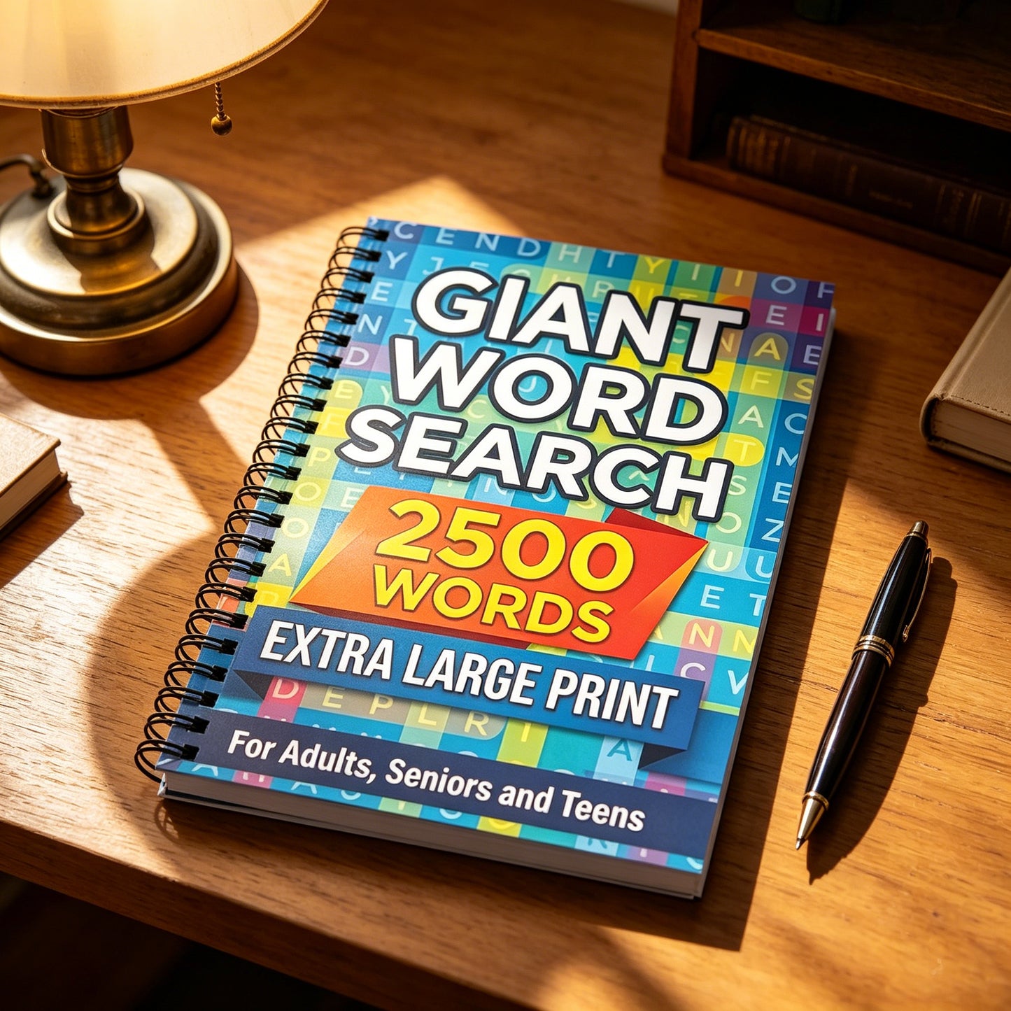 Giant Word Search Puzzle Book: 2500 Words, Extra Large Print