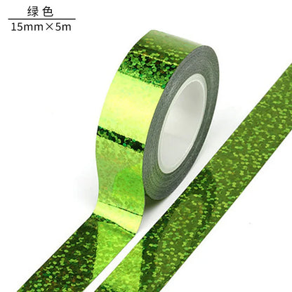 Colorful Laser Washi Tape - DIY Scrapbooking & Labeling
