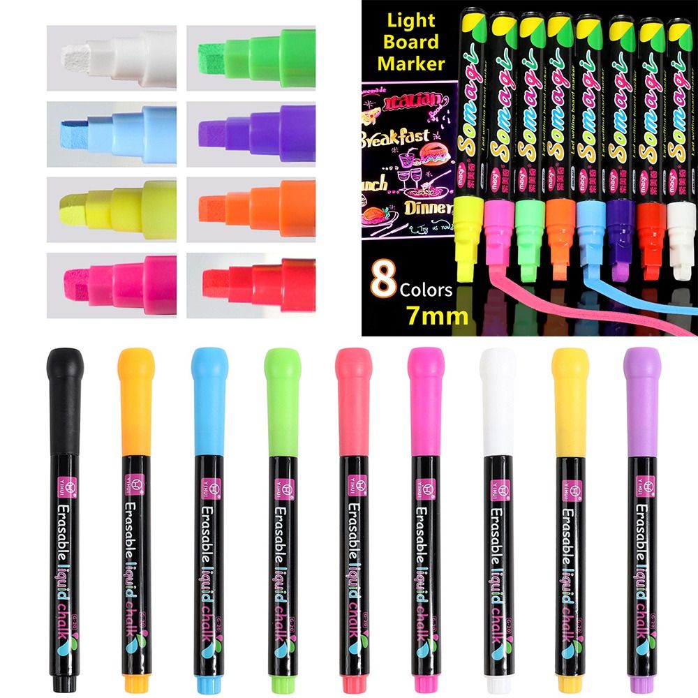 Liquid Chalk Markers: Dust-Free, Erasable Art Pens