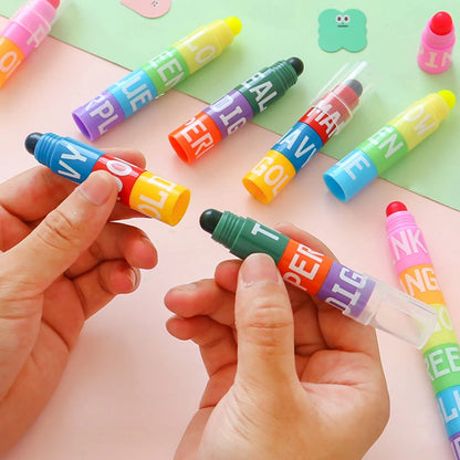 Color Highlighter Detachable Cute Pens for Kids & Students