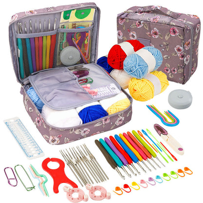 Crochet Kit for Beginners: Travel-Friendly Yarn & Hooks